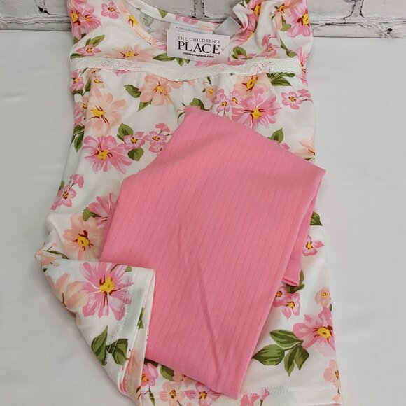 'THE CHILDREN'S PLACE' 'VICTORIAN TEA ROSE' LONG-SLEEVE TOP & LEGGINGS OUTFIT - Picture 14 of 14